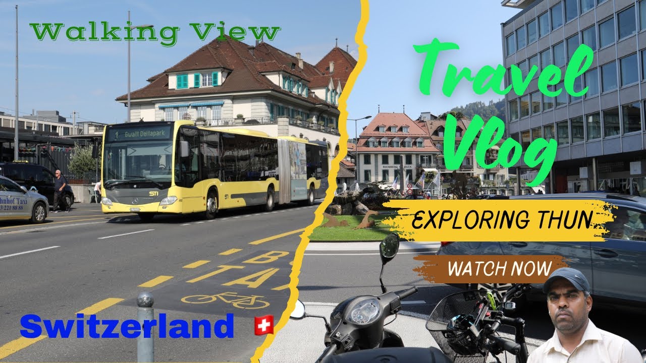 Walking in this beautiful City in Switzerland | Switzerland’s must visit place ! #swissnature #thun