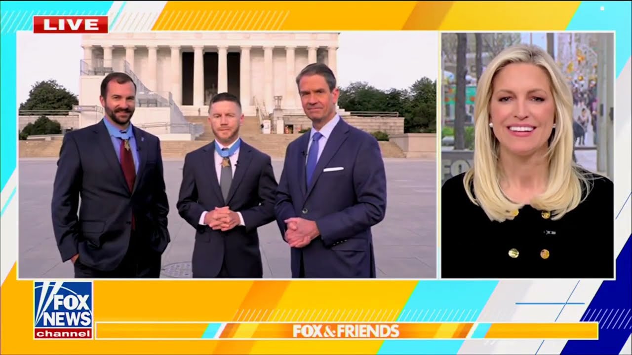 Staff Sgt. Salvatore Giunta and Cpl. William Carpenter speak to Fox News on Medal of Honor Day