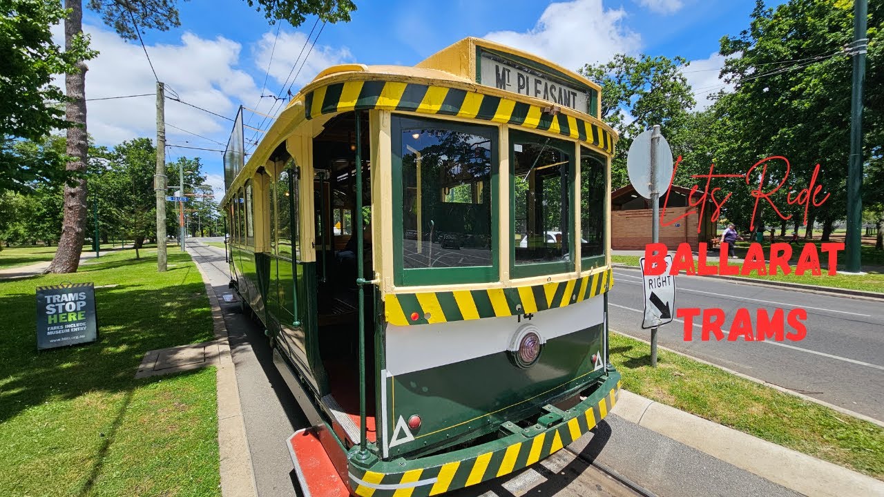 Trams @ Ballarat Tramway Museum, December 2025