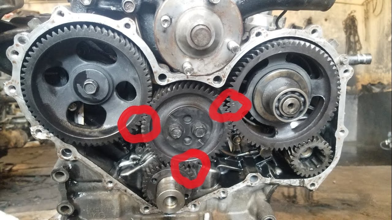 TOYOYA 14B Engine Timing Marks and restoration