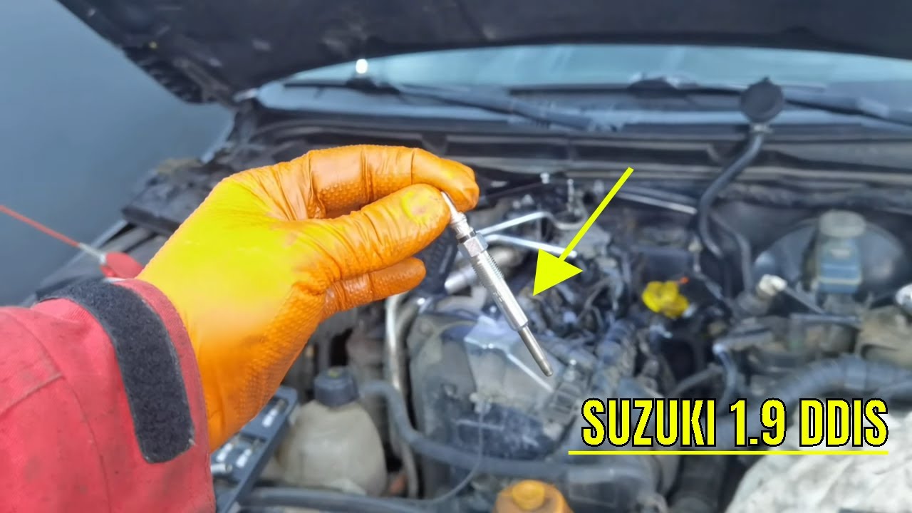 Как заменить свечи накаливания на SUZUKI GRAND VITARA 1.9 DDIS (пошагово)