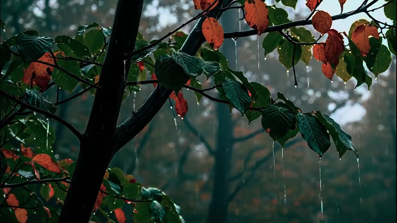 Heavy Rain Sounds | Deep Sleep, Nature Ambience, Meditation, Stress Relief Therapy