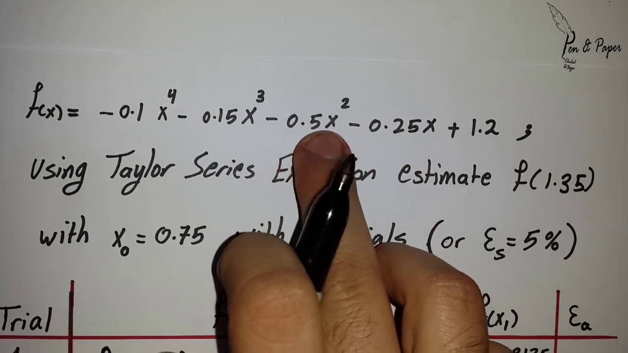 Taylor Series Expansion | Part 2: Example
