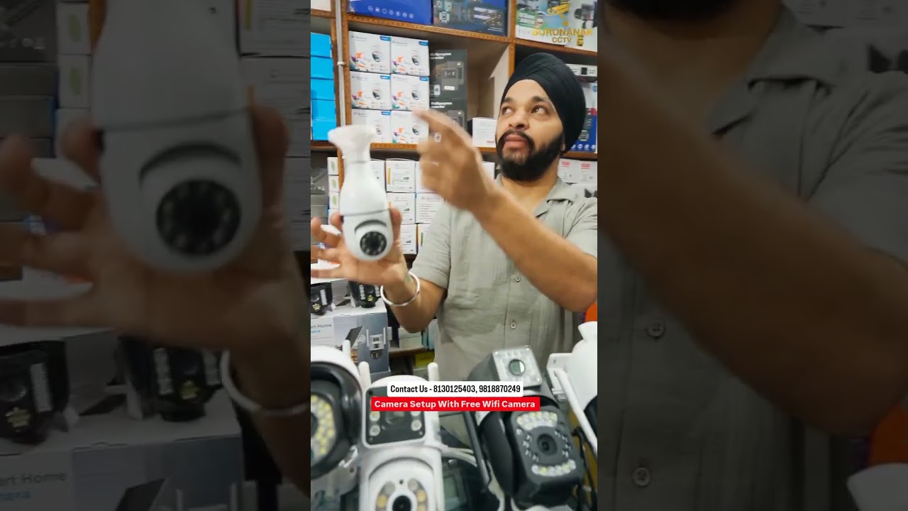 Camera Setup With Free Wifi Camera | CCTV Security Solutions for Home & Business