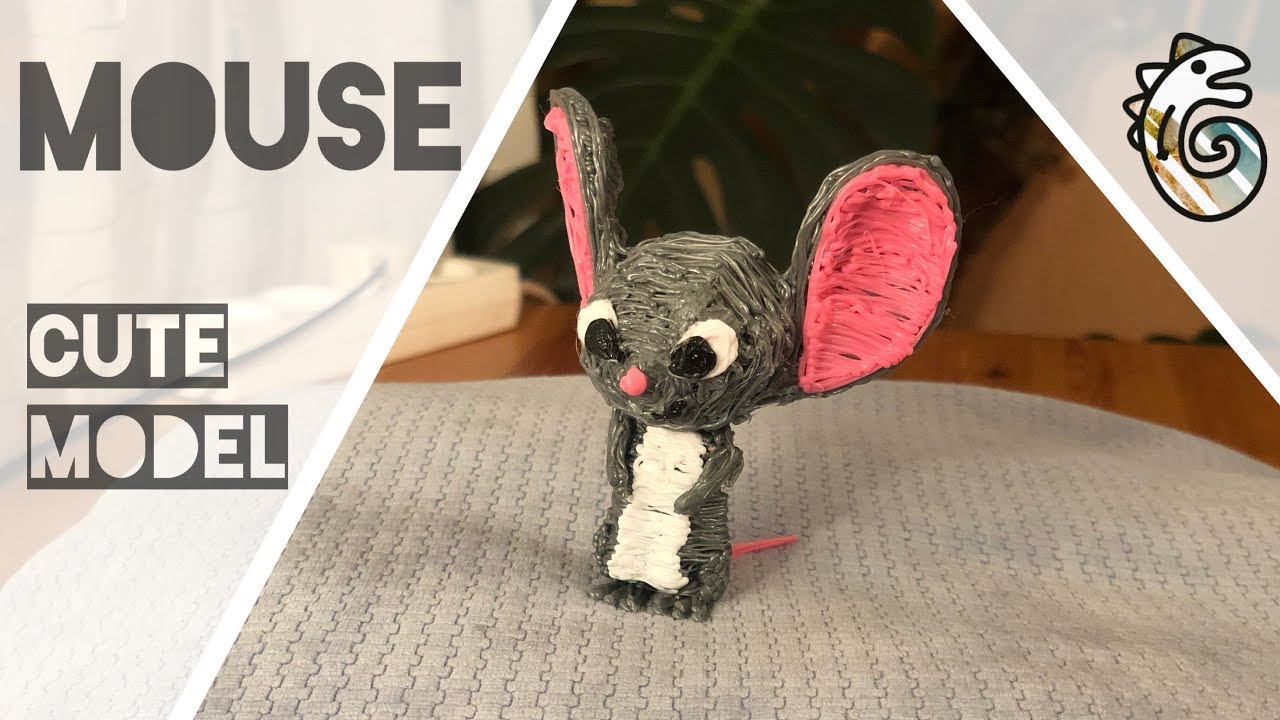 Mouse | 3Doodler 3D pen model | Funny model