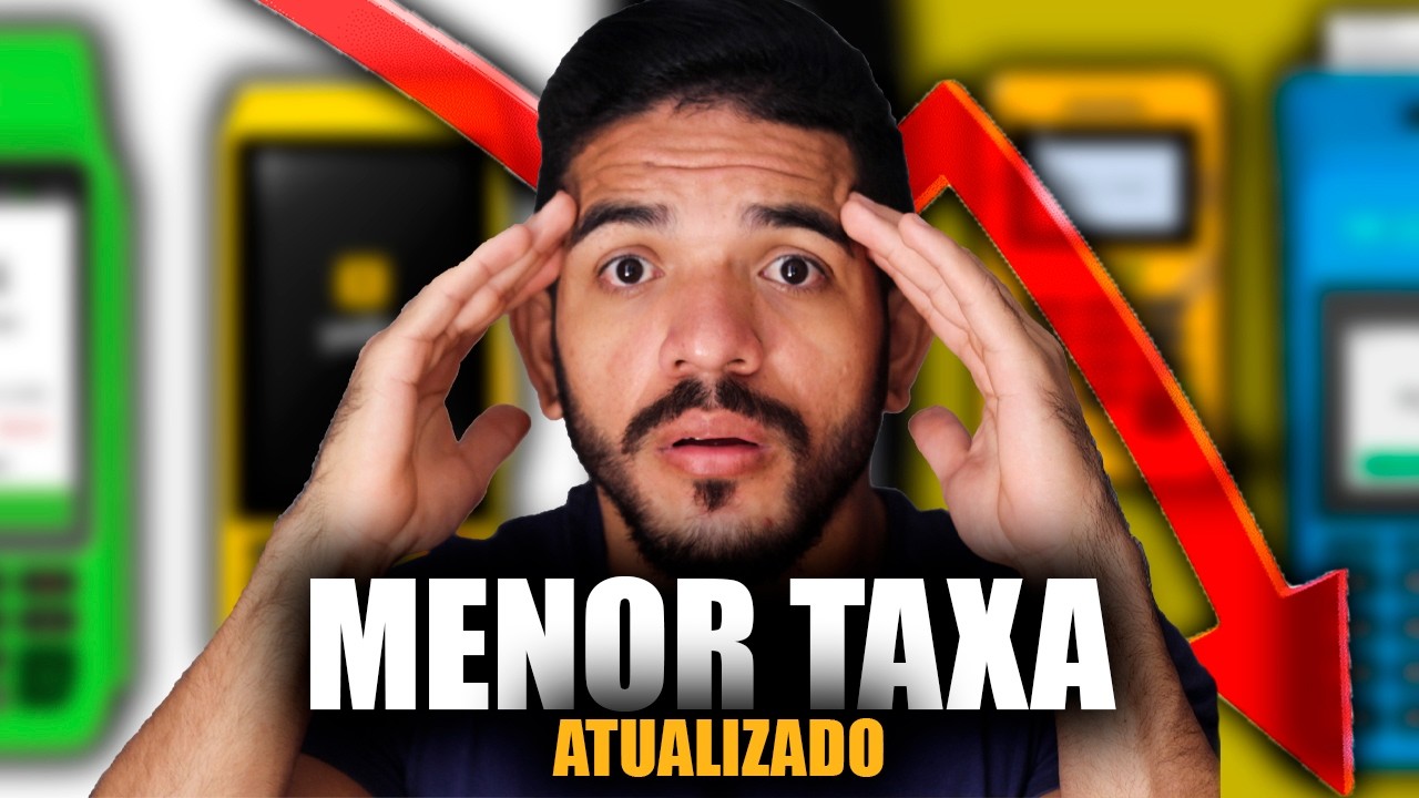 Qual a MELHOR MÁQUINA de CARTÃO com MENOR TAXA p/2026