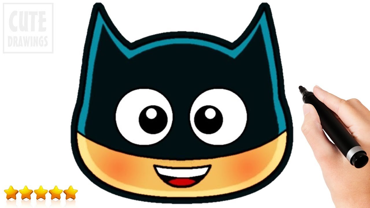 Step-by-Step Guide: Drawing a Cute Batman Face