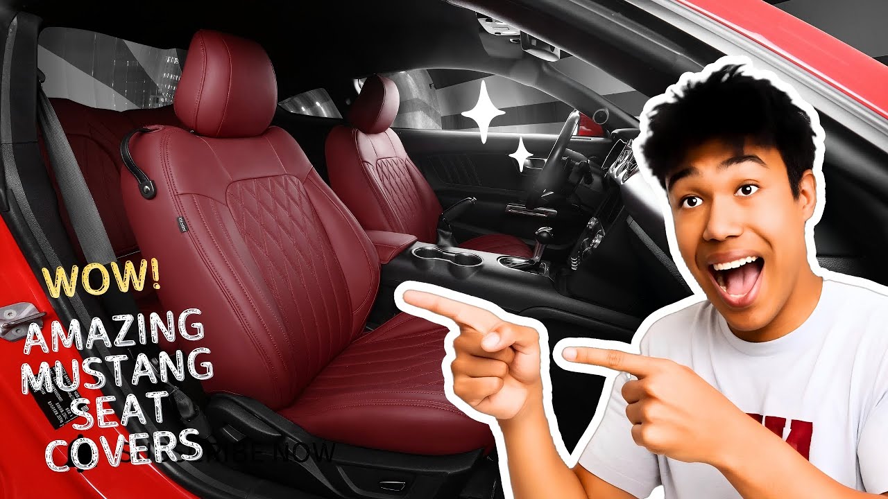 FEINEPRO Ford Mustang Seat Covers C006 Reviews: Fit Tight & Nice, Love the Leather Material!