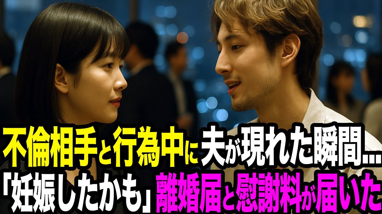 【シタ妻】不倫相手と行為中、夫が現れた...元カレの浮気でトラウマを抱えた私は最後に「妊娠したかも」と嘘&rarr;「DNA検査どうぞ」で封殺&rarr;弁護士経由のみ連絡、離婚届と慰謝料が届きました【修羅場朗読】