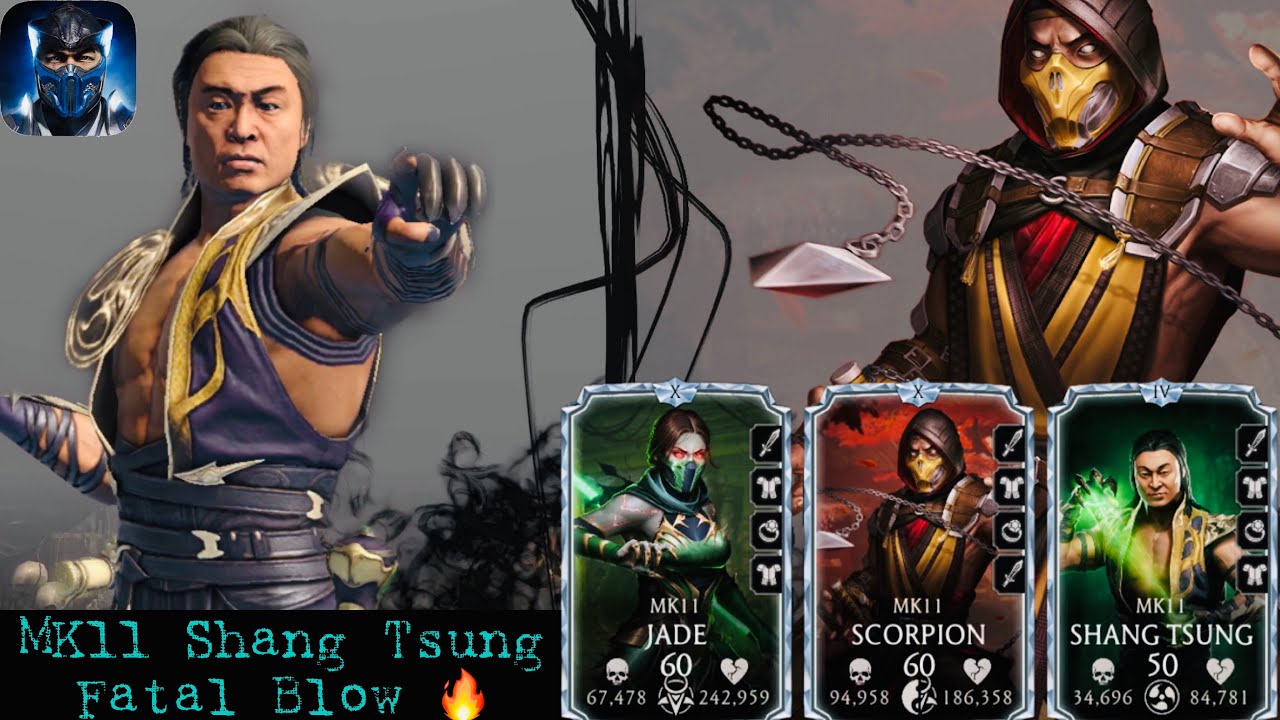 FW MK11 Shang Tsung , MK11 Scorpion & MK11 Jade Gameplay | MK Mobile