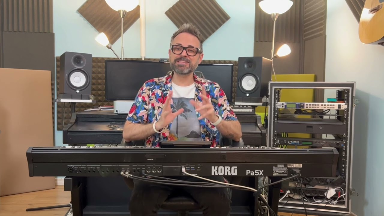 06 Korg Pa5x - MICROFONO e EFFETTI