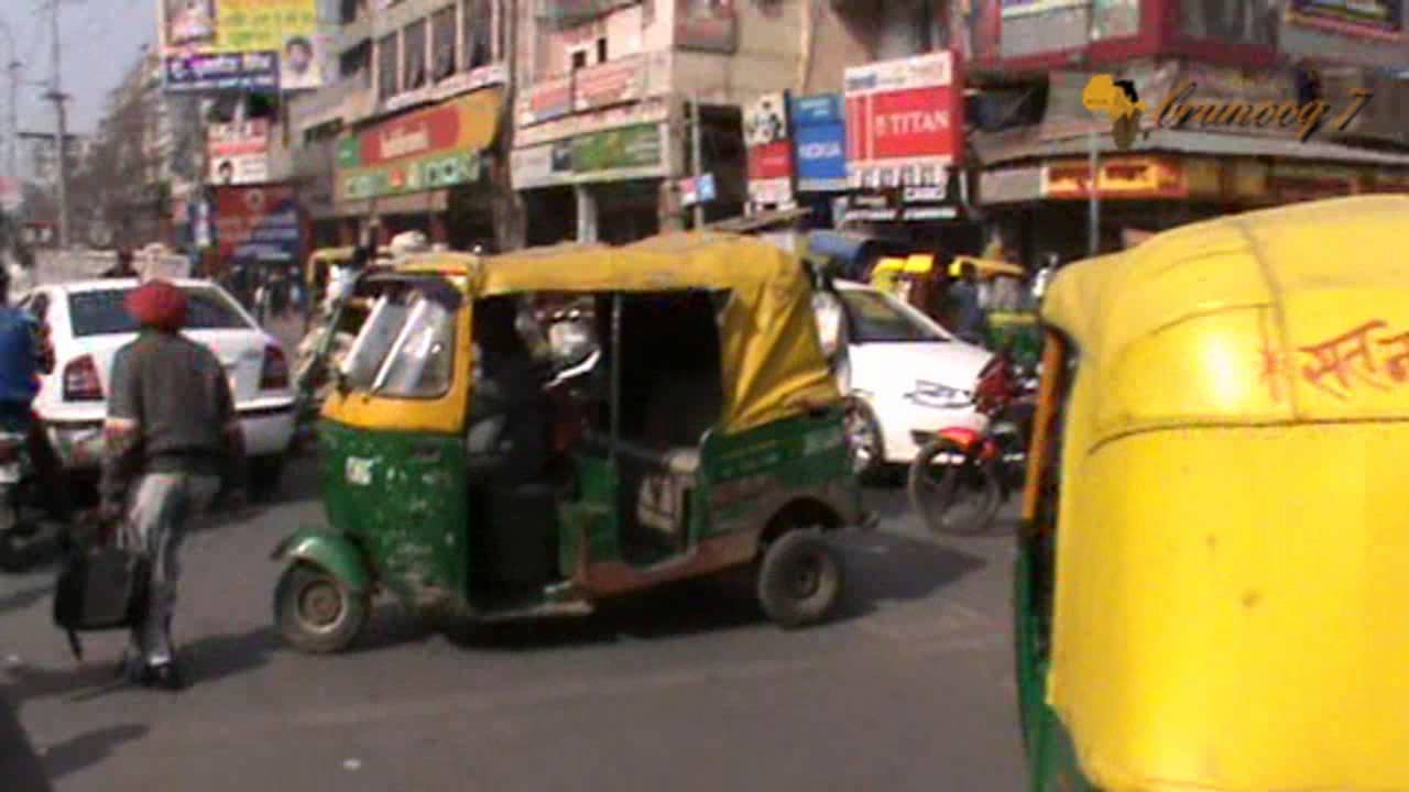 Traffic chaos in India - Caos circulatorio en la India