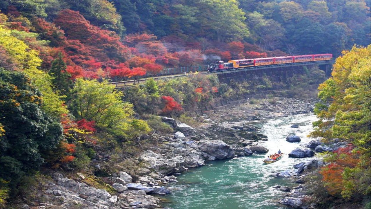 2024嵐山另類一日遊   搭嵯峨野小火車往龜崗後換搭保津川遊船回嵐山