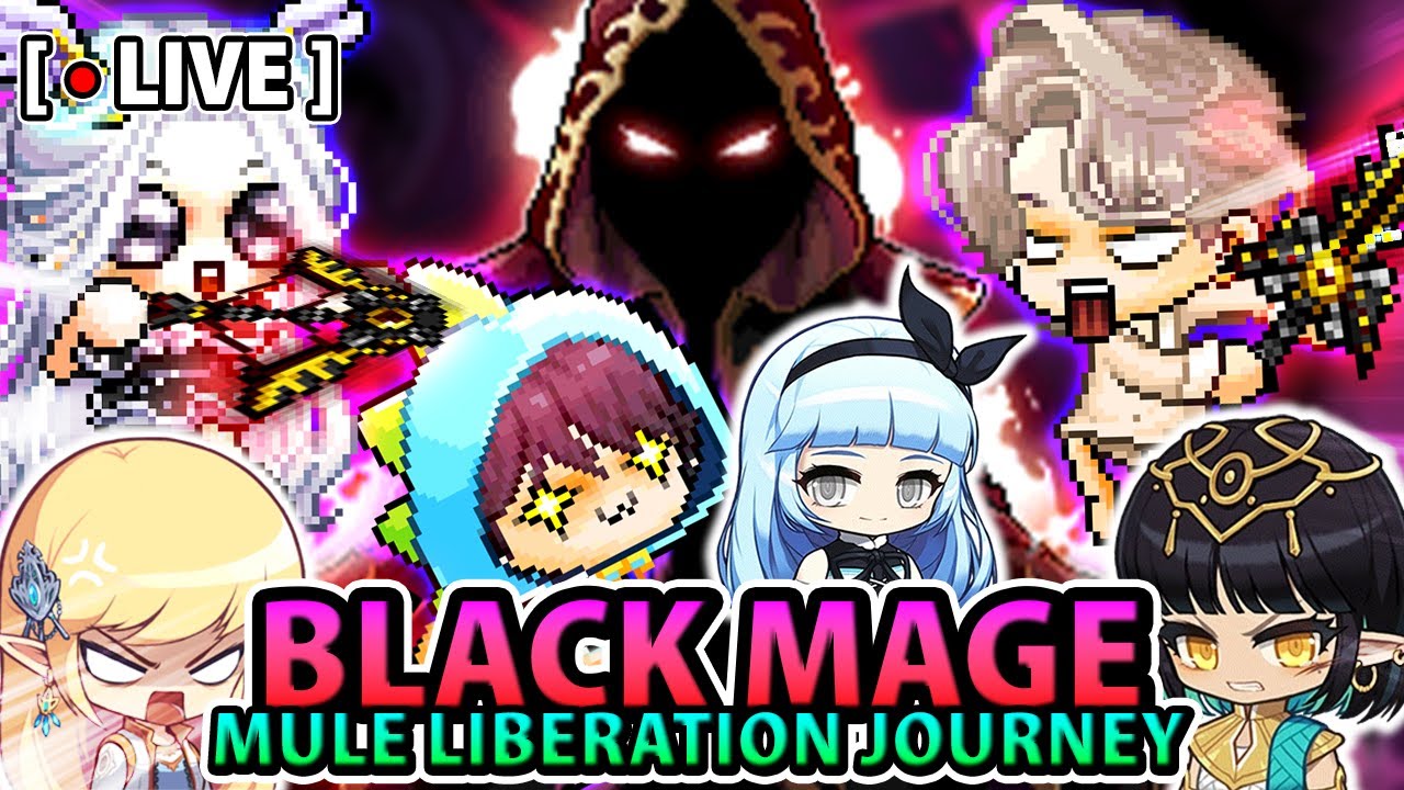 🔮BLACK MAGE RUN🍀CAN WE GET SOME PITCHIES TODAY?⚔️BOSSING TIME | Maplestory Hyperion