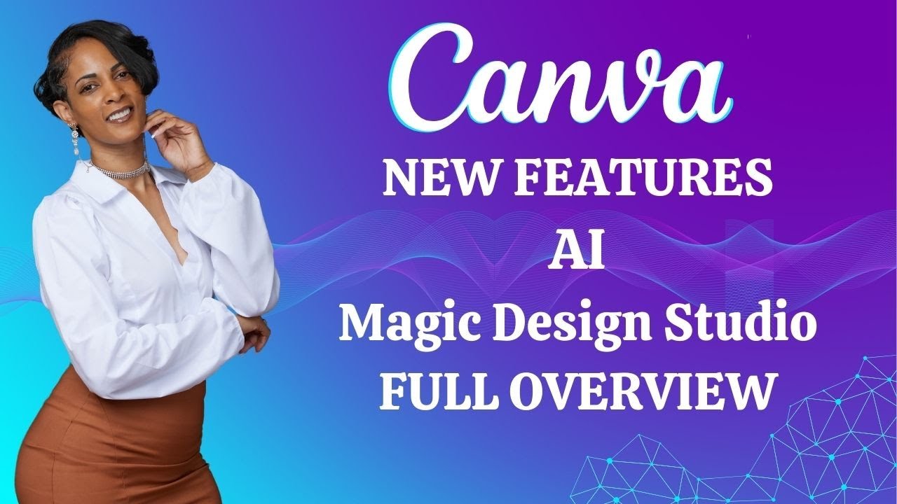 UNlock the Magic and Design with Canva Using The New AI Desgin Studio!  Easy Tutorial