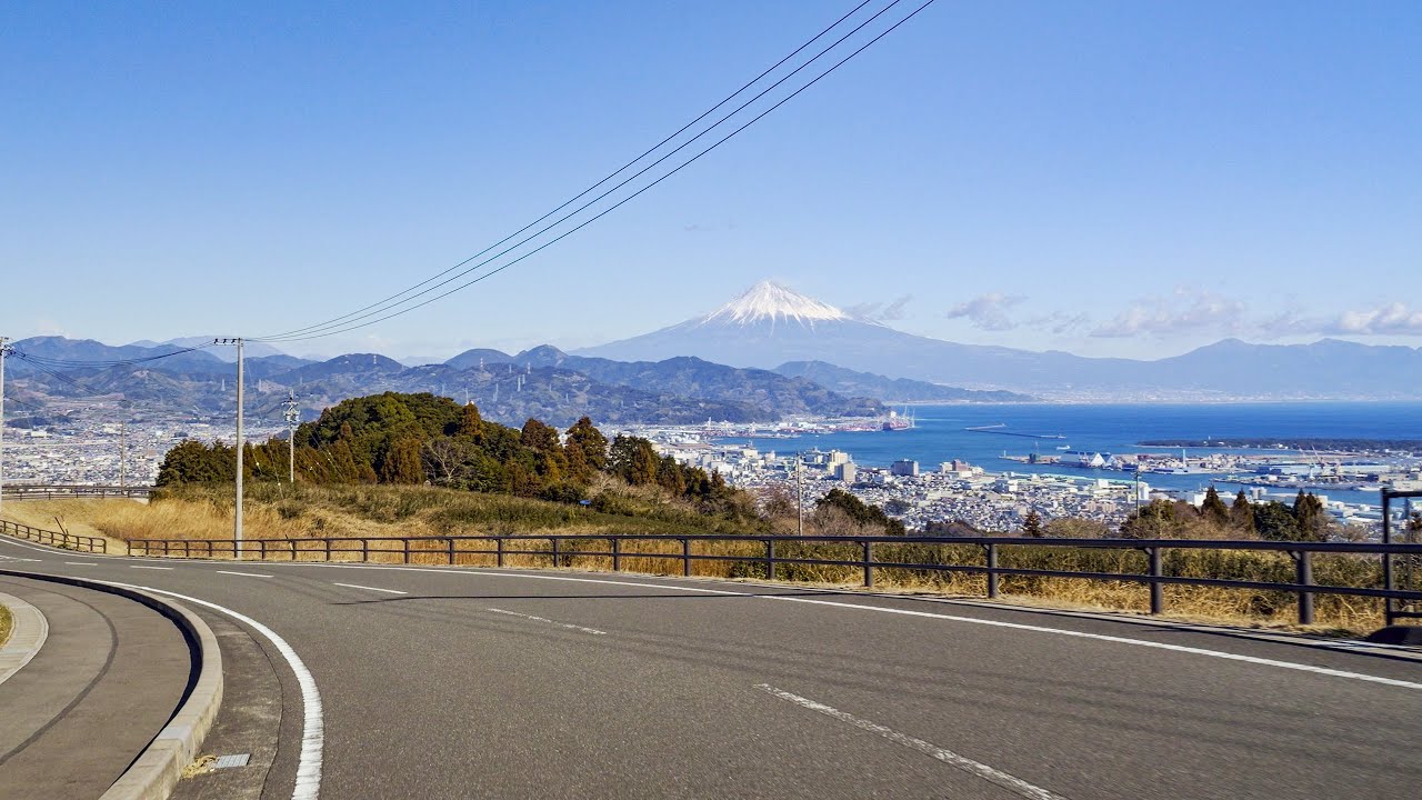 Japan Scenic Drive 4K | Fuji - Nihondaira - Central Shizuoka