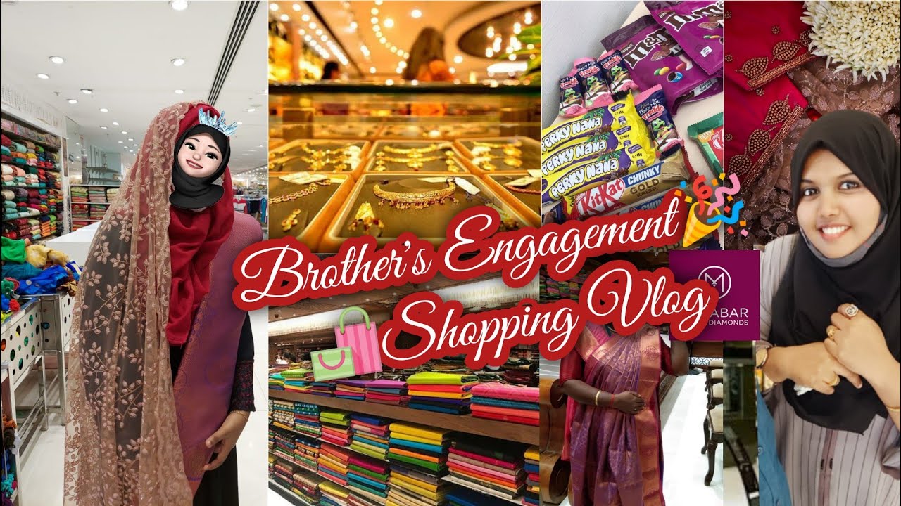 வீட்டுல Function😍|Brother Engagement Shopping Vlog|Shopping Vlog Tamil| Malabar Gold& Diamond|Pothys