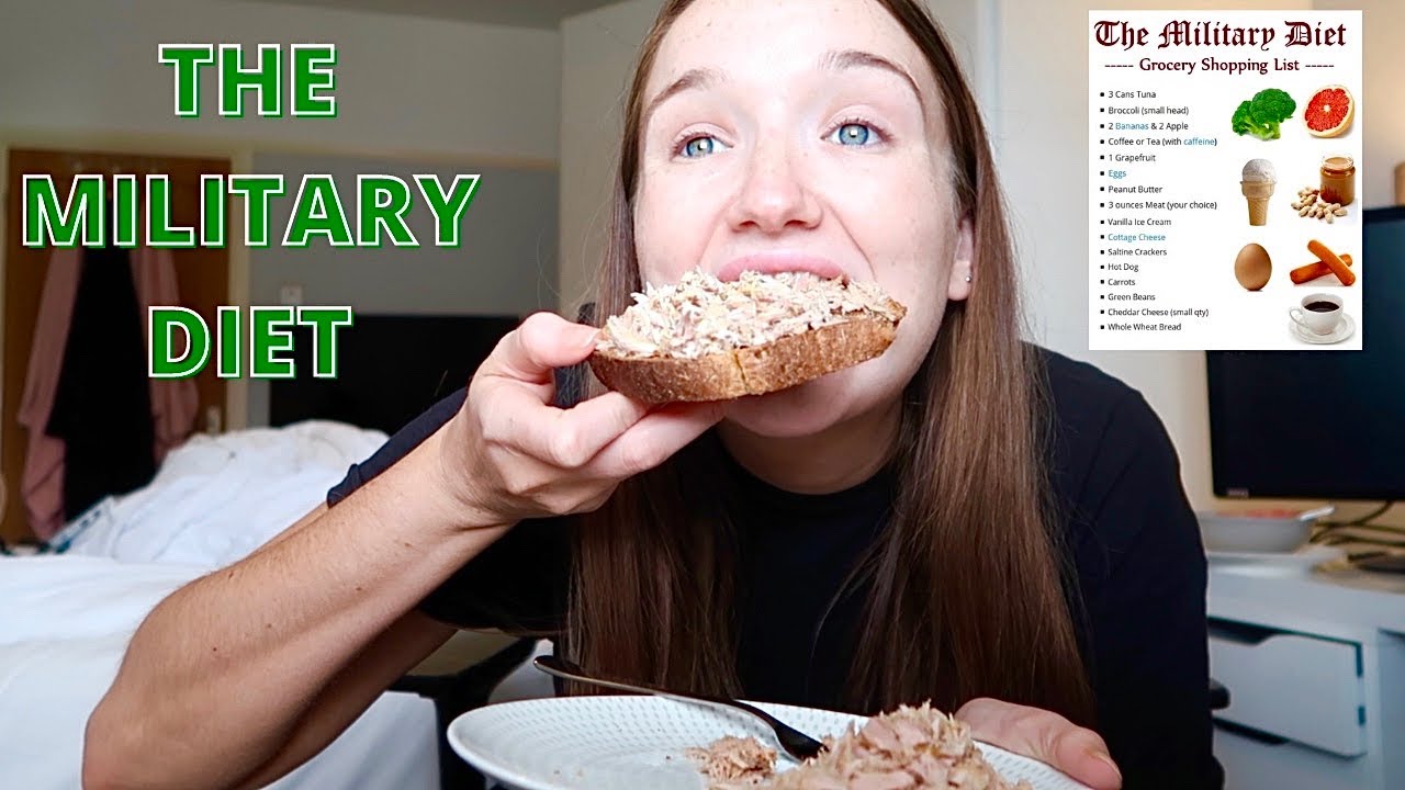 WHAT I ATE IN A DAY to try out the Military Diet (over 3 days) + giveaway winner announced