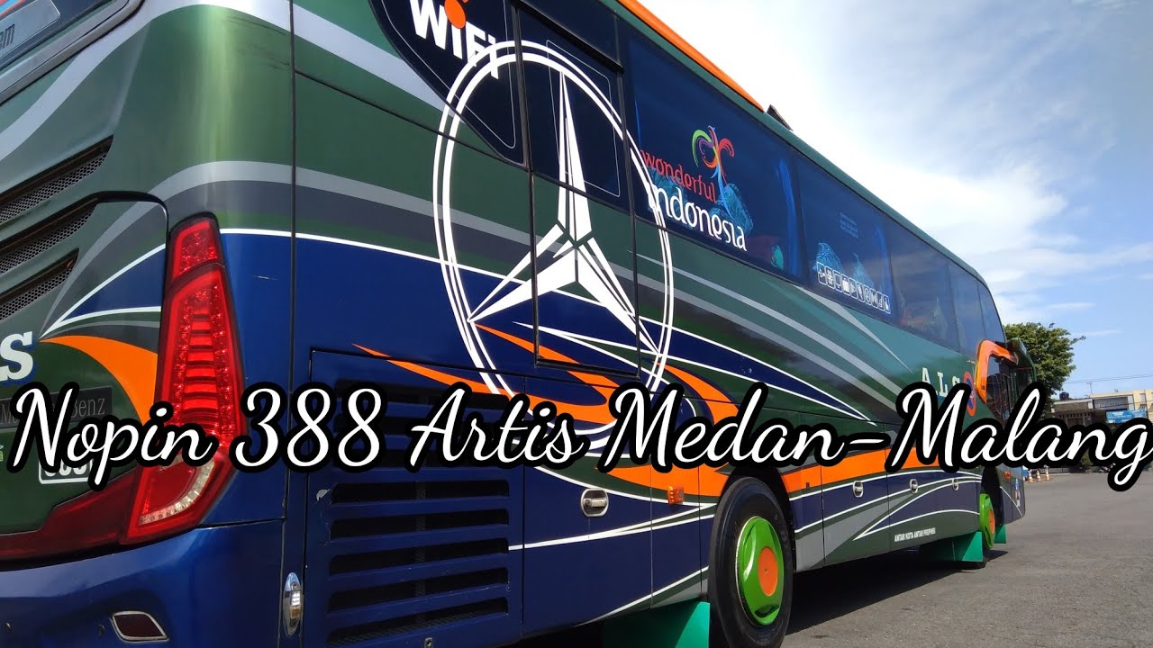 BUS ALS 388 ARTIS MALANG. bus lintas sumatera