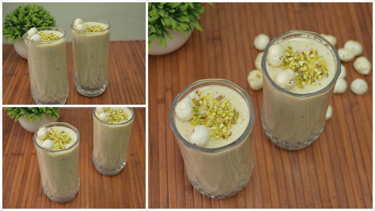 Makhana and Dry Fruits Healthy Drink | ಮಖಾನಾ ಮತ್ತೆ ಫ್ರೂಟ್ ಡ್ರಿಂಕ್