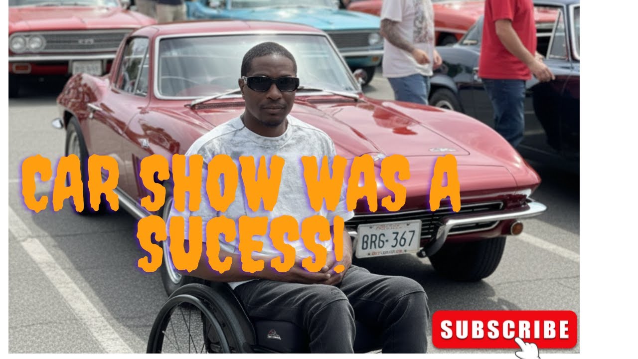 Classic car show hot rods must see #vintagecars #wheelchairvlogger