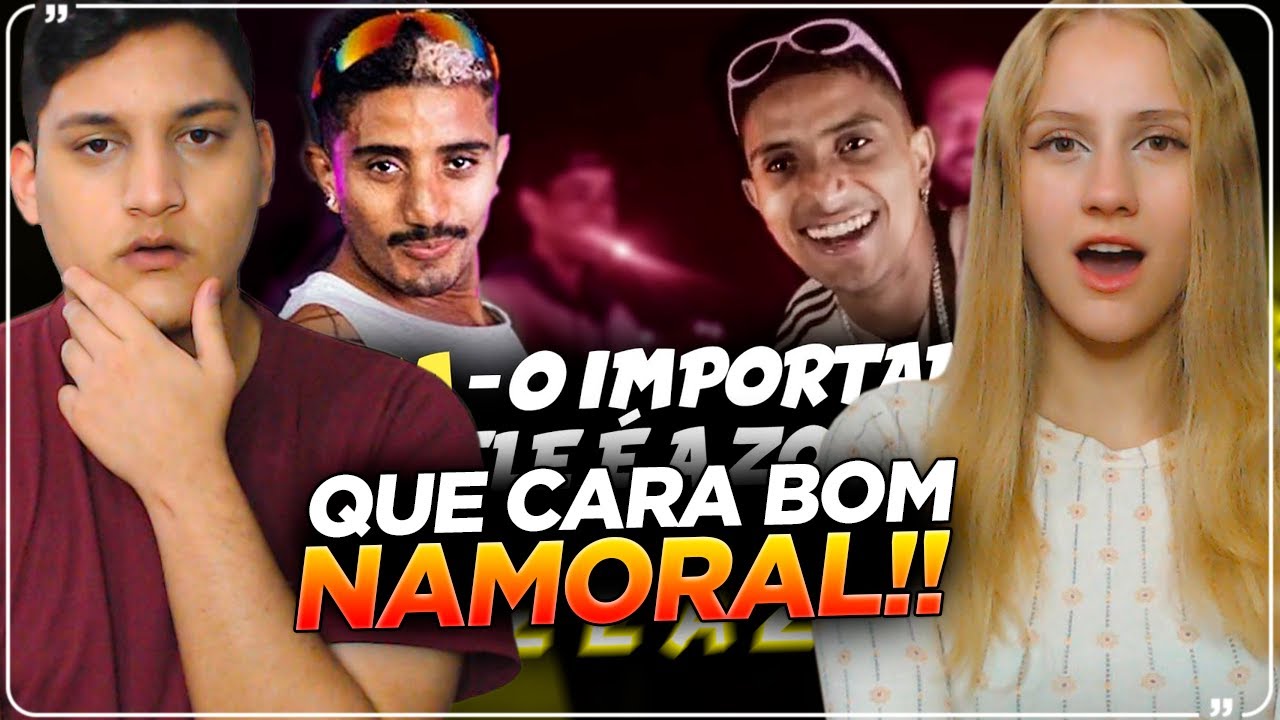 REACT EM CASAL - O ÚNICO MC que NÃO LIGA SE PERDER | RAP SEM COR