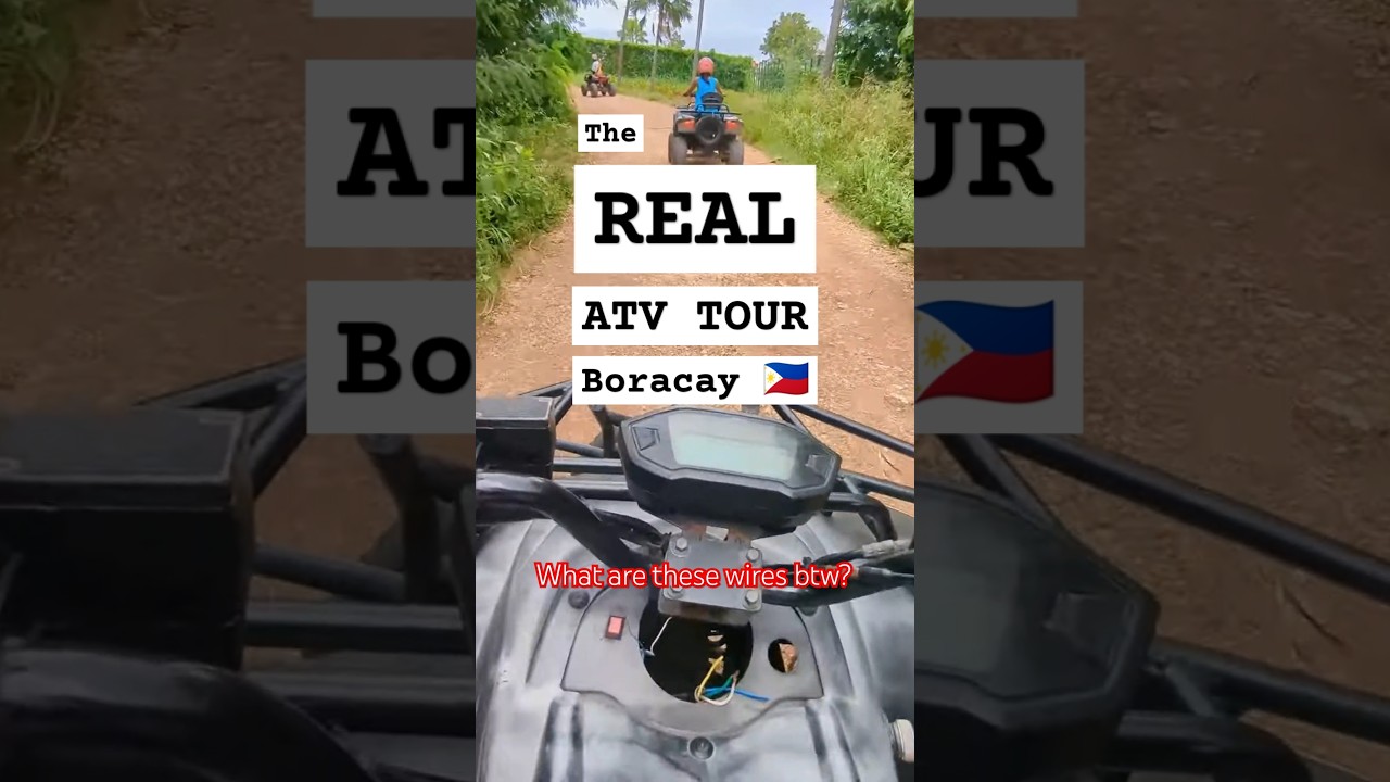 Expectations vs Reality. ATV TOUR Boracay Philippines 🇵🇭