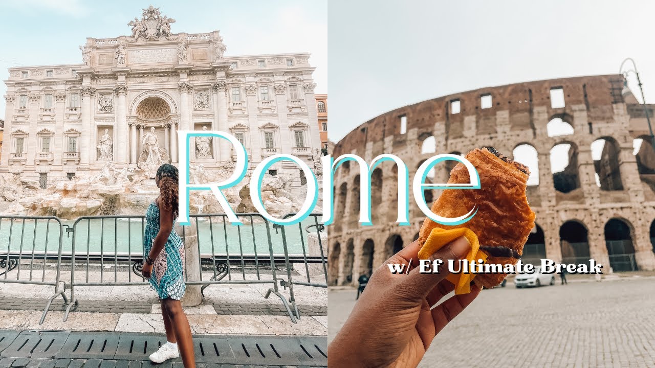 ROME ITALY VLOG | Trevi Fountain, Colosseum & Vatican City | Ft. EF Ultimate Break