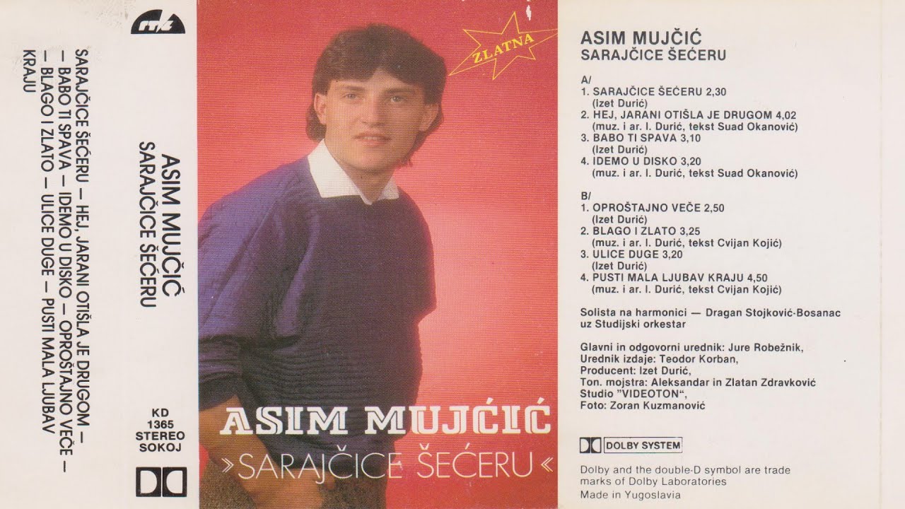 Asim Mujčić -   Sarajčice šećeru - Drugi muzički album - 1986 - Audio