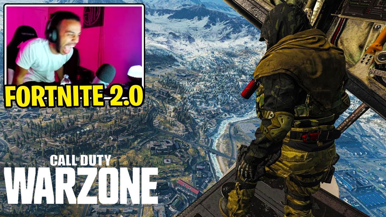 Hamlinz *FIRST TIME* Playing Call of Duty WARZONE!! (Battle Royale)