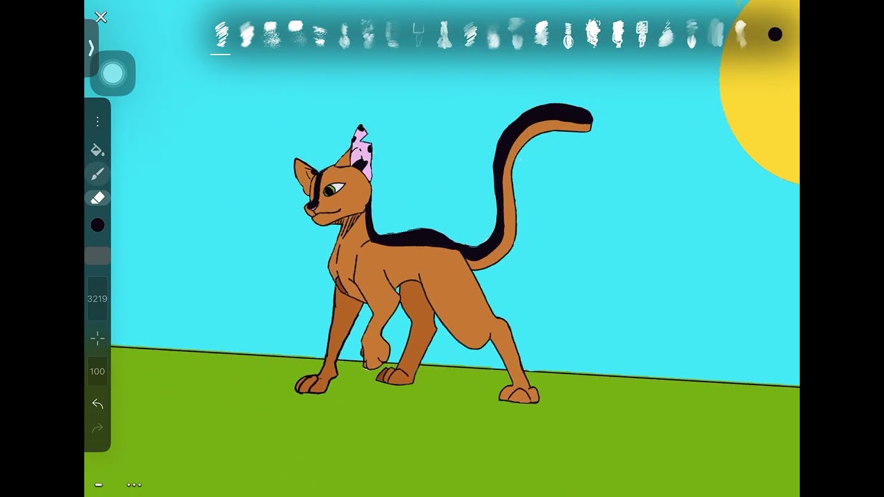 Сделала ос (котов воители) ￼