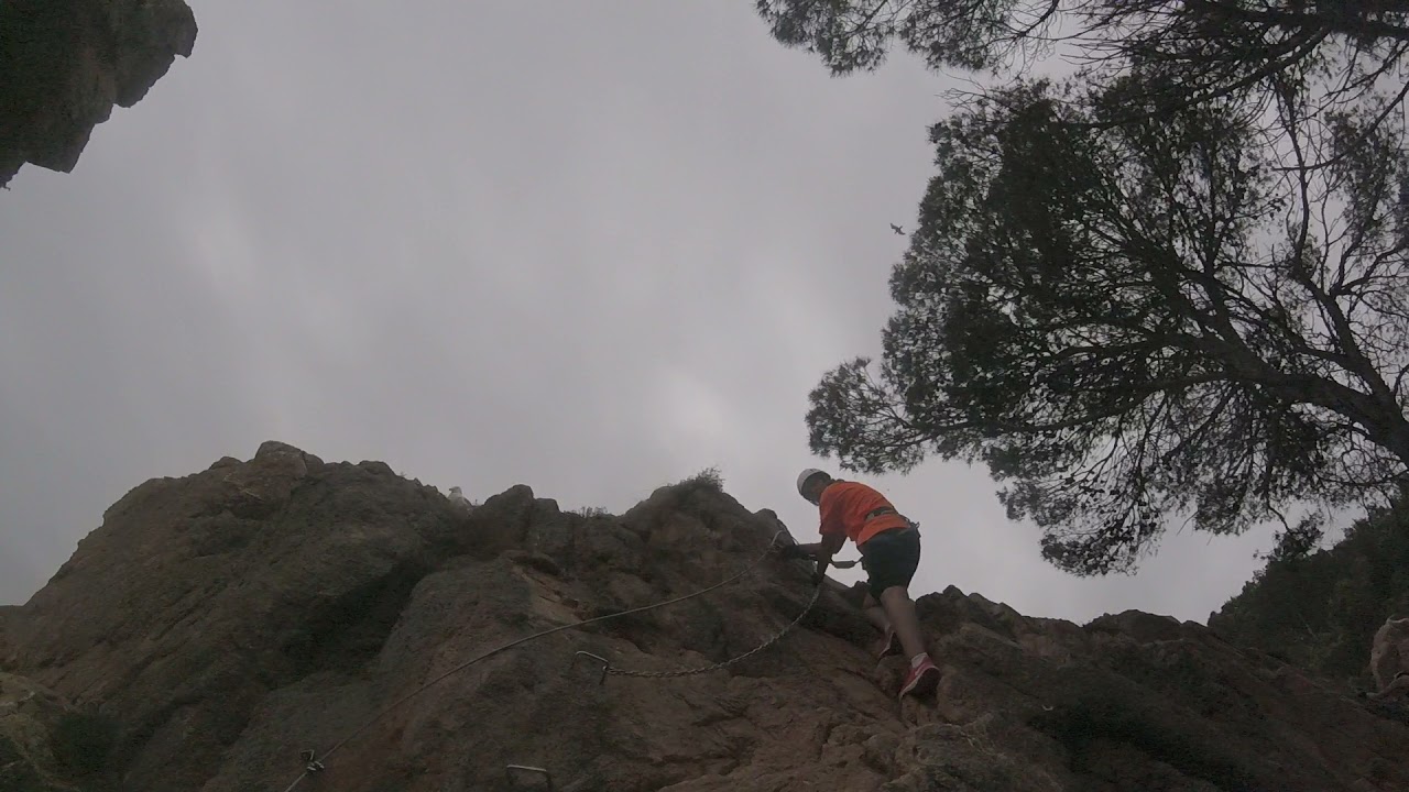 Via ferrata cala del molí, sant feliu de guixols 7