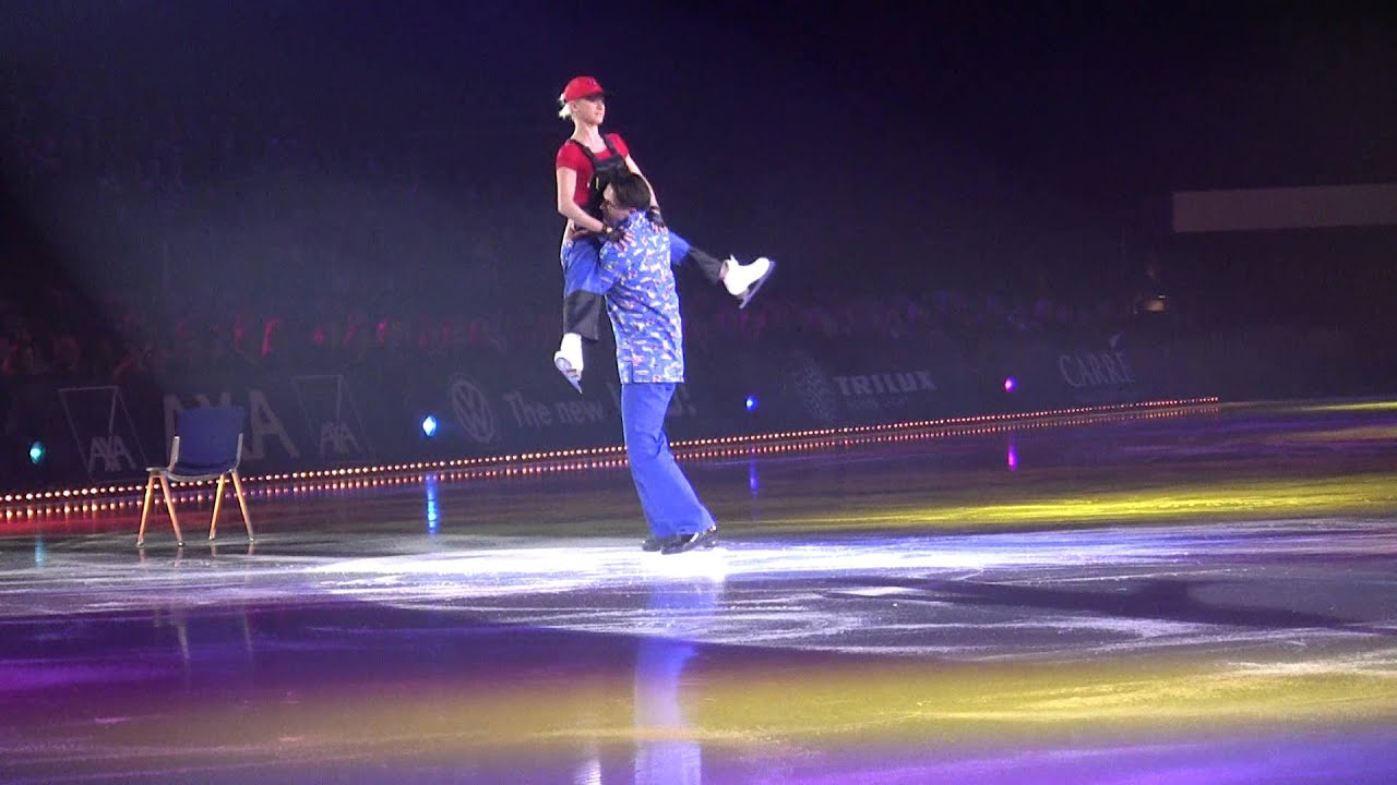 Tatiana Volosozhar & Maxim Trankov -Mario Art on ice 2012 Zurich-02.Feb