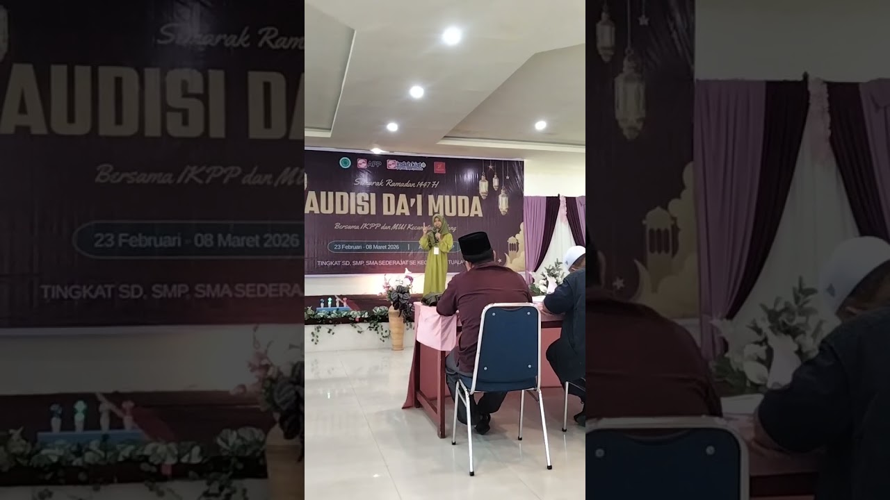 lomba dai muda se kecamatan Tualang