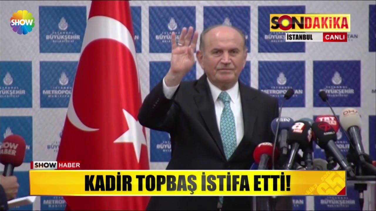 Kadir Topbaş istifa etti!