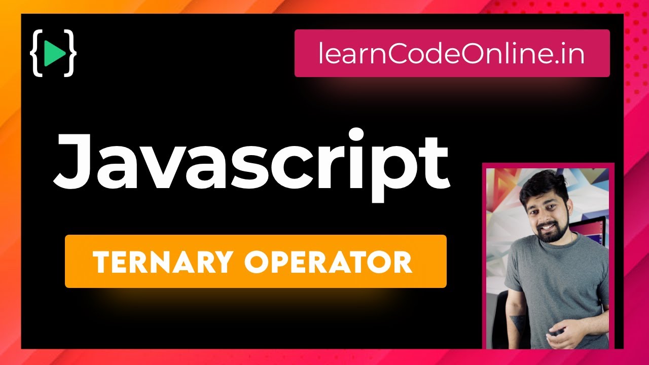 Ternary operator in javascript