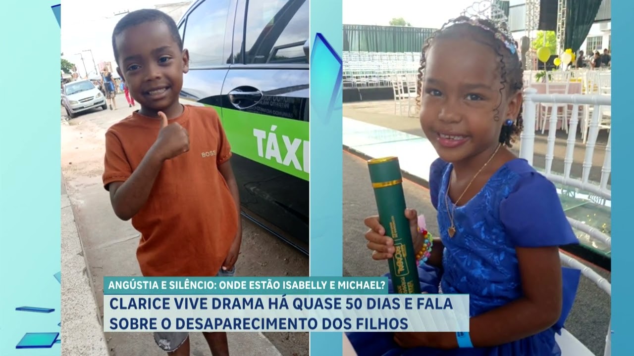 CLARICE VIVE DRAMA HÁ QUASE 50 DIAS E FALA SOBRE O DESAPARECIMENTO DOS FILHOS