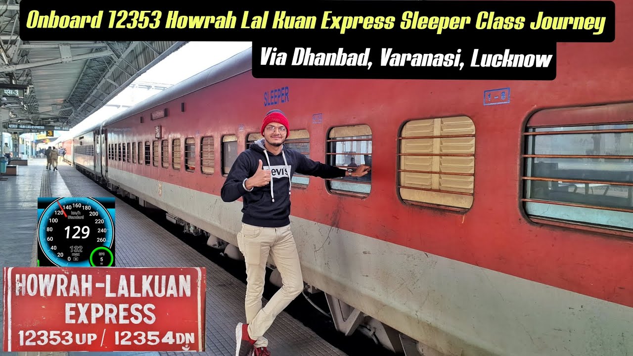 Onboard 12353 Howrah Lal Kuan Express Sleeper Class Journey *Howrah To LalKuan*