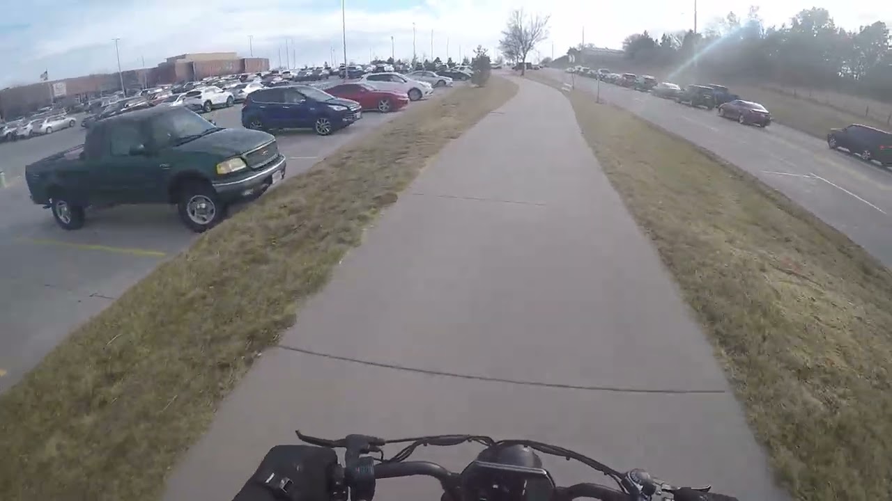 my first ride home with my go pro