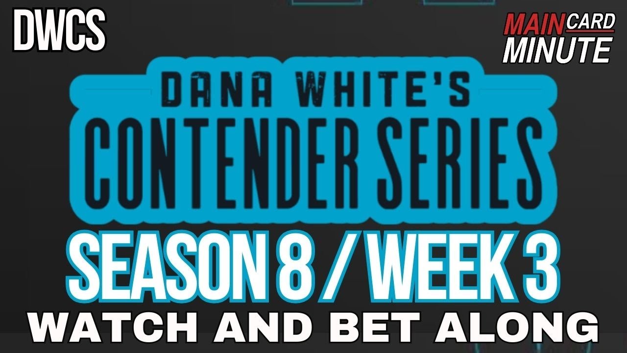 Dana White's Contender Series LIVE Stream | Season 8, Week 3 | Watch & Bet Along Fight Companion