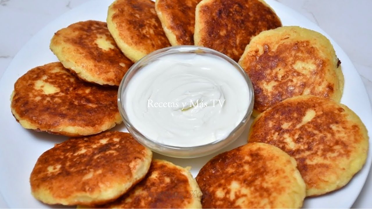 Tortitas de Papa y Queso. Se Deshacen en la Boca. No en la Sartén. 3 Trucos que aprender!