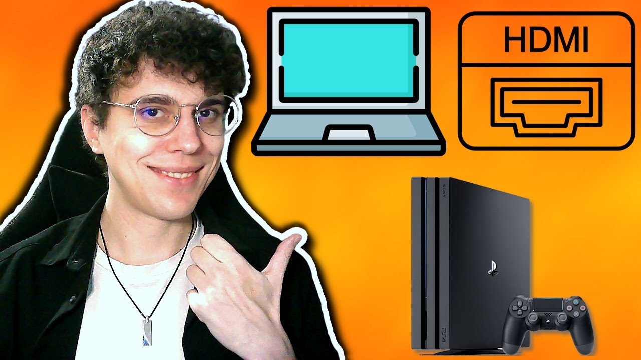 Как подключить PS4 к ноутбуку с помощью кабеля HDMI