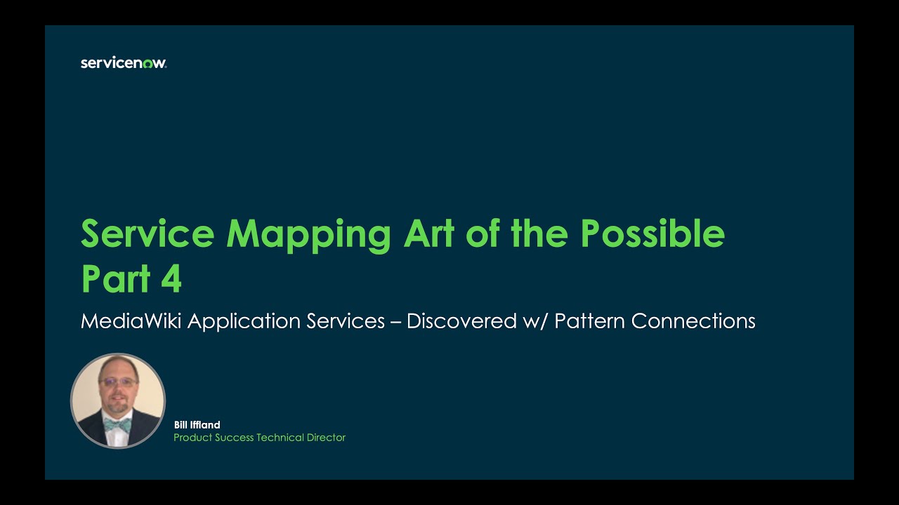 Service Mapping Art of the Possible - Part 4 Discovered w/ Pattern Connections