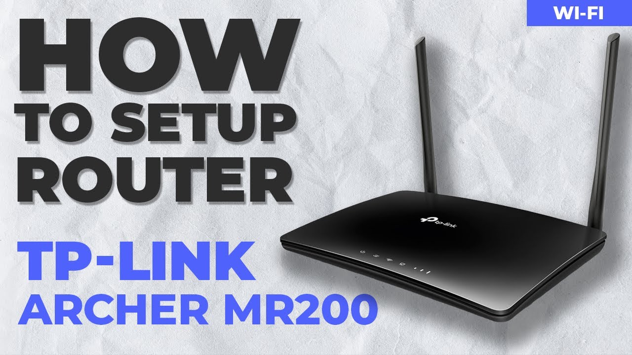 ✅ Как настроить TP-Link Archer MR200
