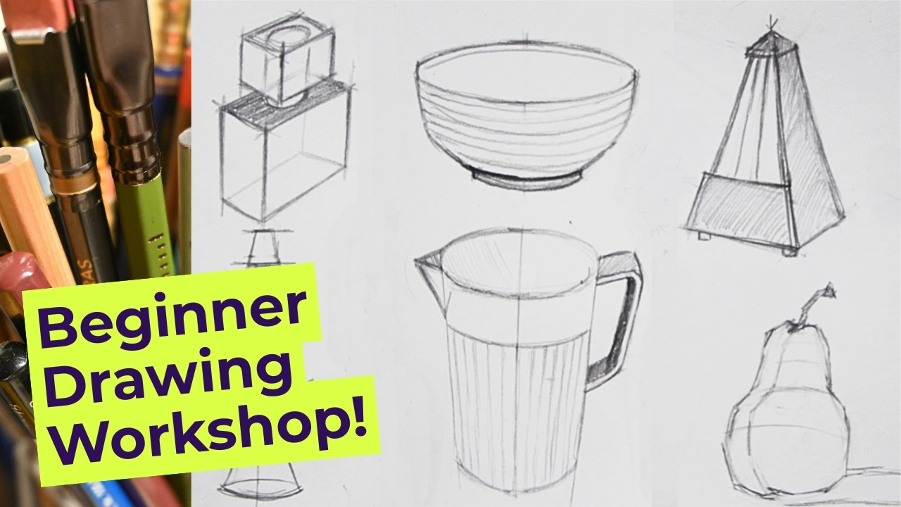 Sketching 3D Objects Follow Along Exercises