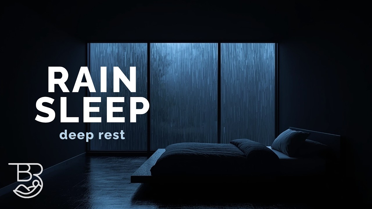 Rain Sounds for Deep Sleep • Black Screen • 10 Hours • No Ads • The Blackout Room