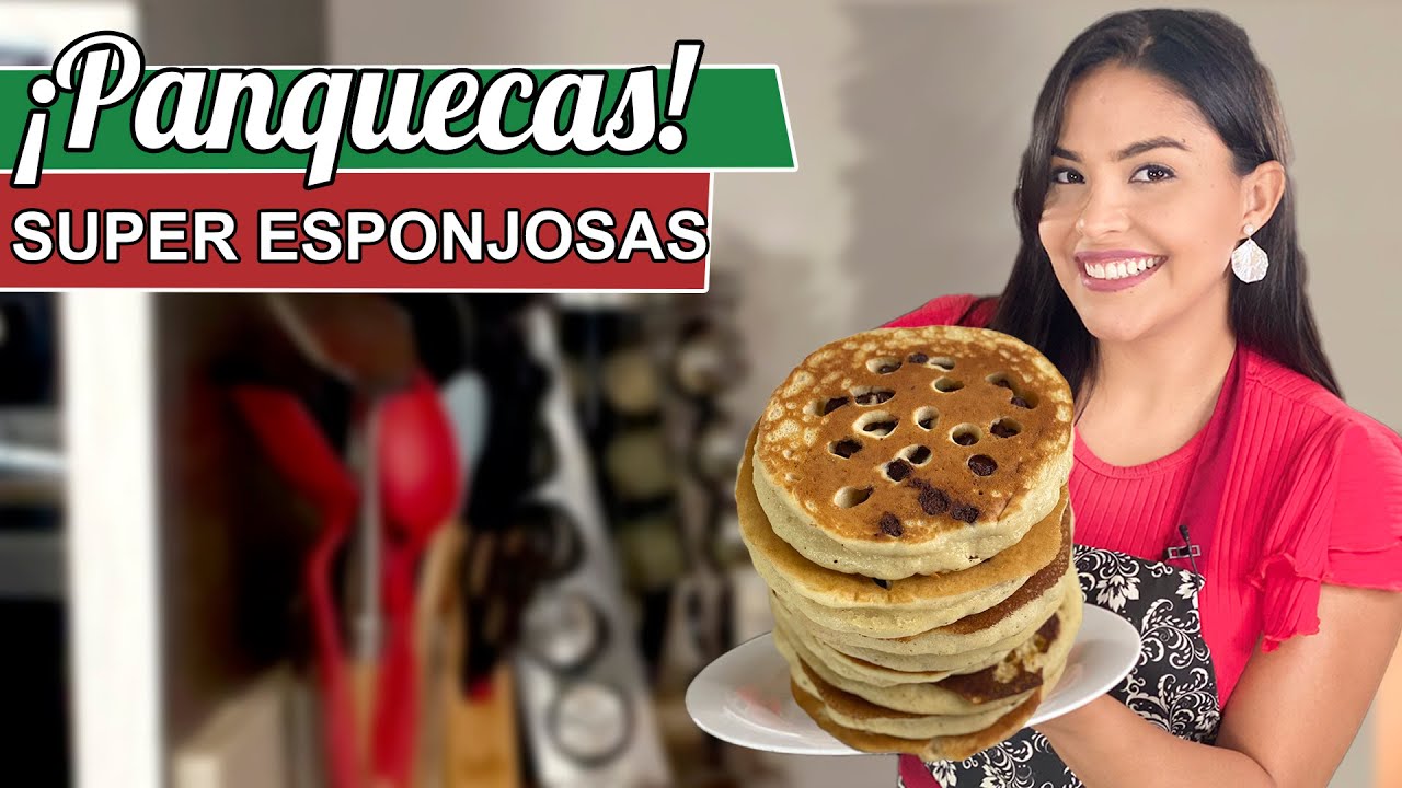 PANQUECAS ESPONJOSAS | COMO HACER PANQUECAS O PANCAKES  SUAVES Y ESPONJOSAS