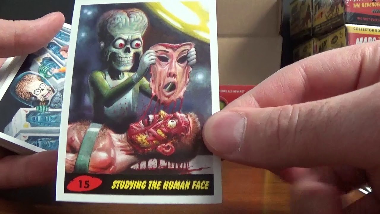 2017 Mars Attacks The Revenge Hobby Collectors Box Break Sketch 1/1