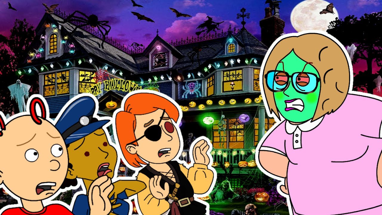 Caillou Gets Ungrounded: Caillou Vs A Karen On Halloween Night & Gets Ungrounded!