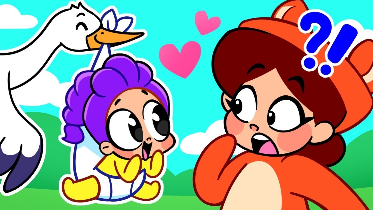 Who Lives Inside Mommy's Baby? Why Do We Need Belly Button? Funny Cartoons for Kids
